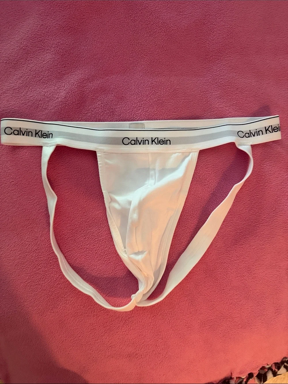 Calvin Klein White Men's Jock Strap - Picture 2 of 3
